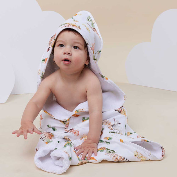 Farm Organic Hooded Baby Towel