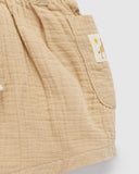 Crinkle Cotton Shorts Burrito