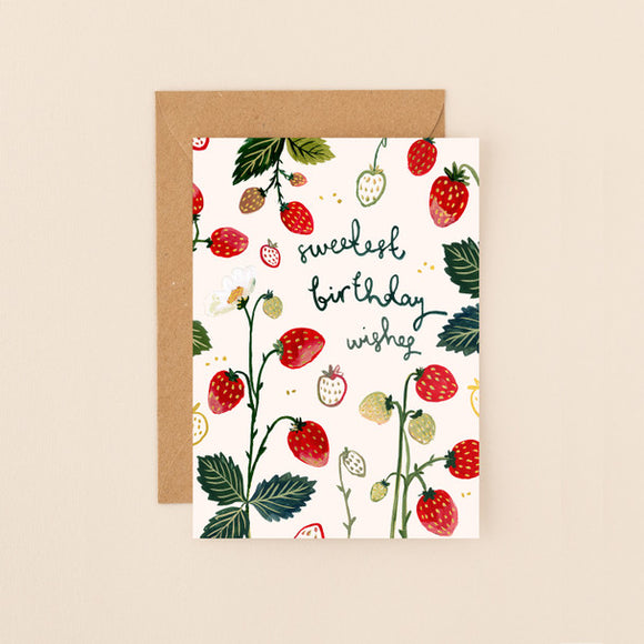 HB Strawberries Gold Foil