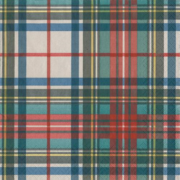 Dress Stewart Tartan Cocktail Napkins