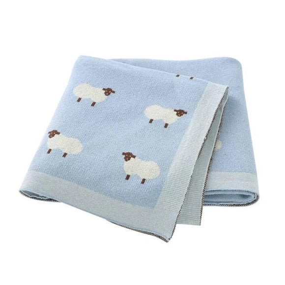 Sheep Blanket Blue