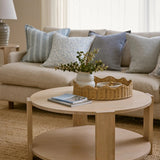 Mali Natural Wavy Round Tray 40cm