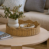 Mali Natural Wavy Round Tray 40cm