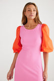 Remi Dress Hot Pink + Mandarin