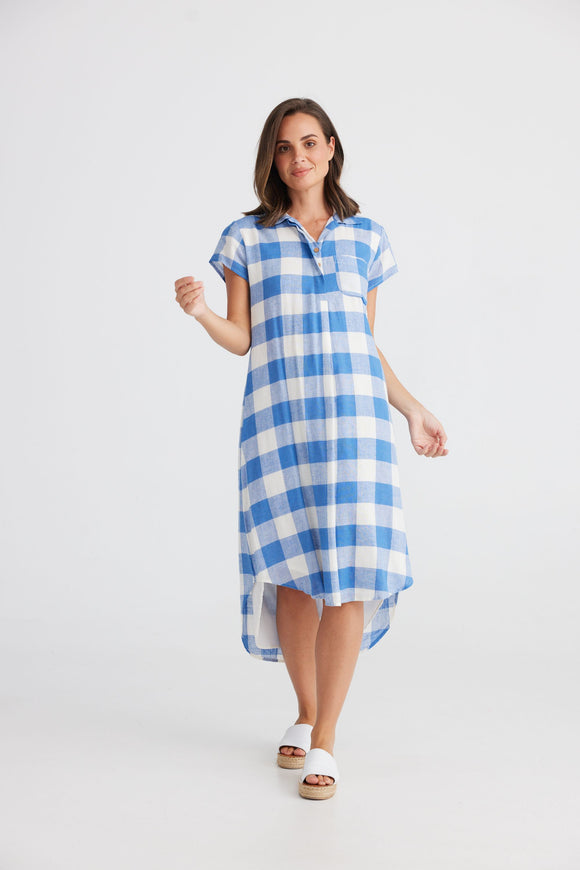 Ahoy Tunic Yacht Blue Check