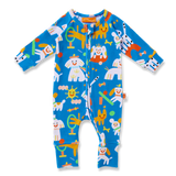 Puppy Park Long Sleeve Romper