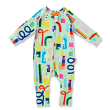 Scribble Squad Long Sleeve Romper