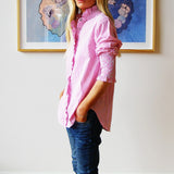 Poppy Stripe Shirt Pink Sorbet