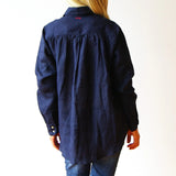 Murphy Linen Shirt Navy