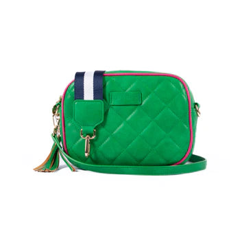 Sally - Quilted Green/Pink