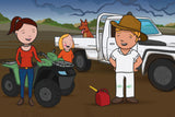 George The Farmer Shears a Sheep Picture Book