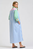 Luna Longline Shirtdress - Spring Combo