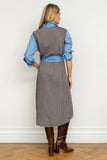 The Luna Shirt Dress - Chocolate Combo