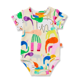 Happy Herd Short Sleeve Bodysuit
