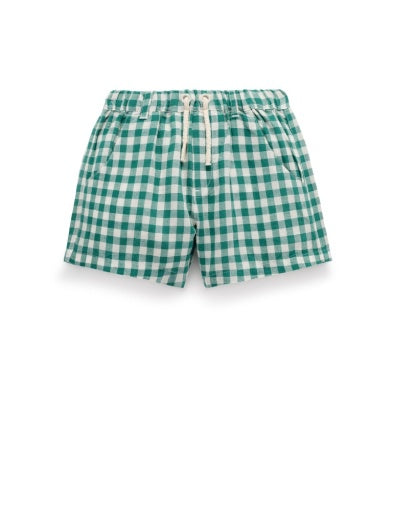 Gingham Shorts Coriander