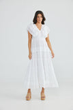 Poppy Dress White