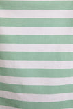 Cafe Stripe Tea Towel Lichen & White