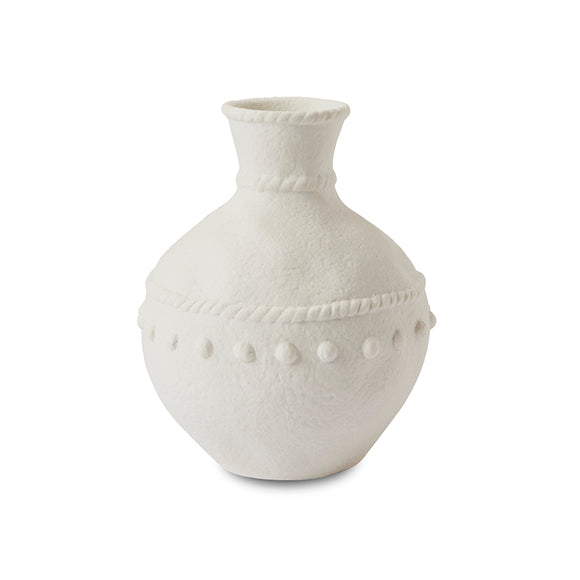 Round Bauble White Vase Large