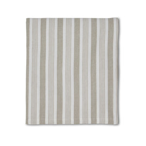 Harbour Oatmeal Stripe Tablecloth