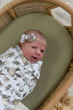 Forest Bamboo Jersey Swaddle Wrap