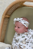 Forest Bamboo Jersey Swaddle Wrap