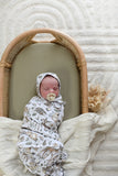 Forest Bamboo Jersey Swaddle Wrap