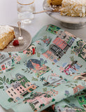 Around the World 100% Linen Tea Towel