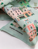 Around the World 100% Linen Tea Towel