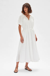 Broderie Anglaise Maxi Dress White