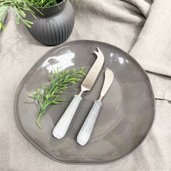 Whitewash Cheese and Pate Knife Set