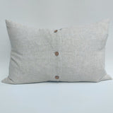 Rouen Hand Loomed Mulberry Silk Texture Cushion Lumbar Feather Filled