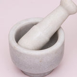 Indian Marble Mortar and Pestle