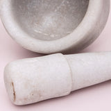 Indian Marble Mortar and Pestle