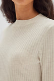 Mia Long Sleeve Knit Cream