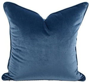 Luxe Velvet Cushion Deep Blue 50cm