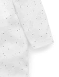 Pale Grey Melange 2 Pack Zip Growsuit
