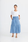 Paz Skirt Faded Denim