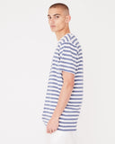 Mens Standard Tee Newport Blue Stripe