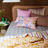 Loveat Linen Quilt Cover Soda- King