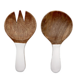 Riverton Salad Servers White