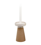 Festive Clay Speckle Candle Holder Tall