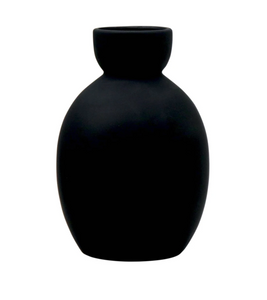 Tate Egg Black Matte Vase