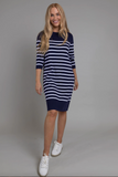 Bianca Knit Dress Navy