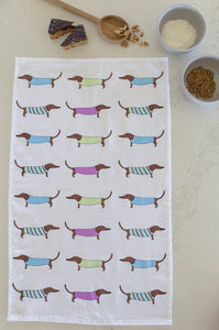 Tea Towel Sausage Dogs