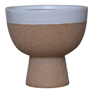 Festive Clay Speckle Pedestal Bowl Short