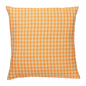 Kirby Linen Euro Pillowcase Set - Persimmon