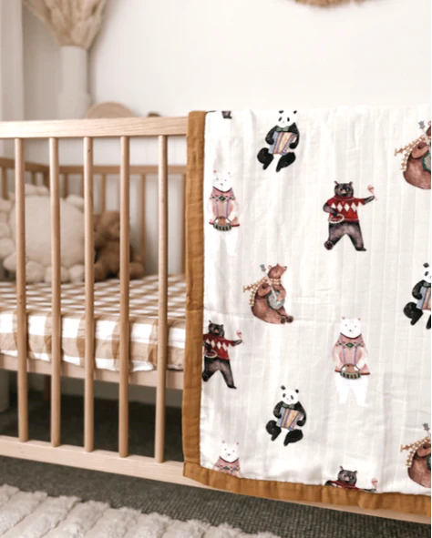 Musical Ted Cot Quilt