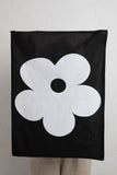 Mod Flower Tea Towel Black & White