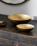Dante Patterned Brass Bowl Small