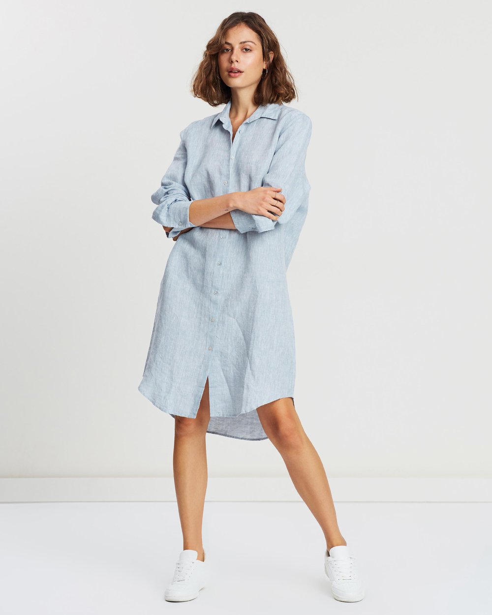 LINEN SHIRT DRESS – Wild South Webstore